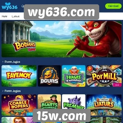 Jogos mais populares disponíveis no wy636.com
